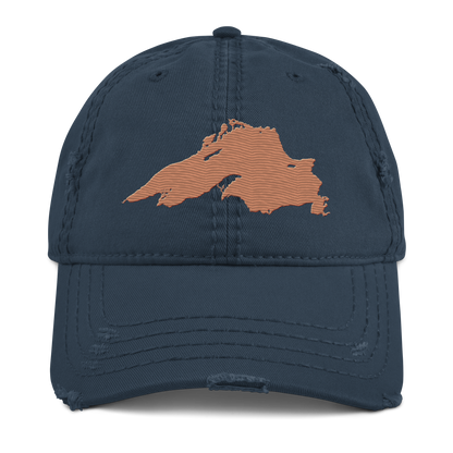 Lake Superior Distressed Dad Hat | Copper