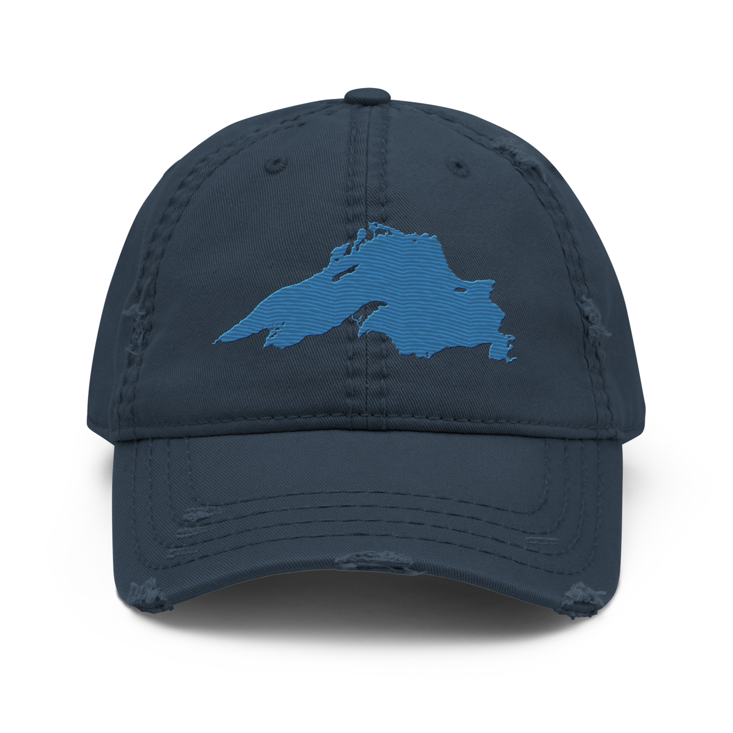 Lake Superior Distressed Dad Hat | Superior Blue