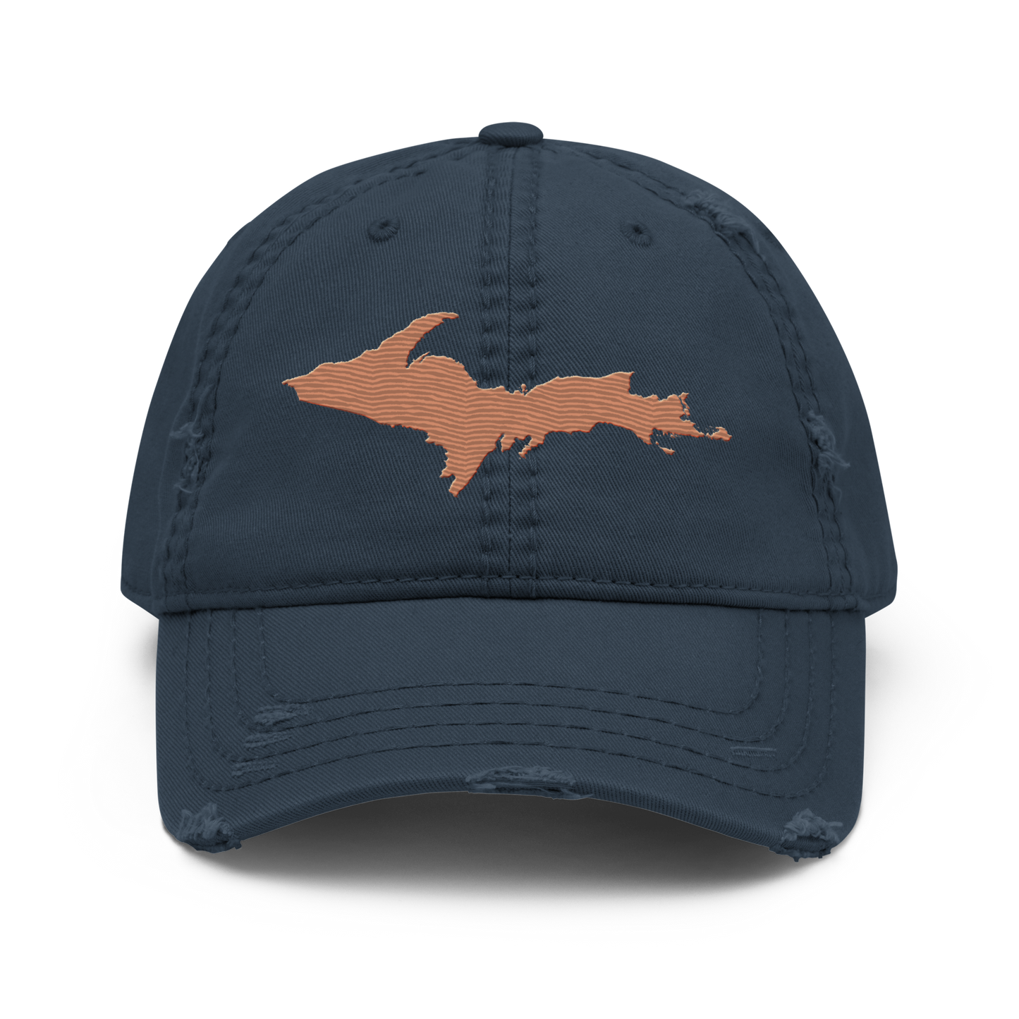 Upper Peninsula Distressed Dad Hat | Copper