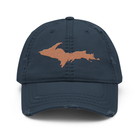 Upper Peninsula Distressed Dad Hat | Copper