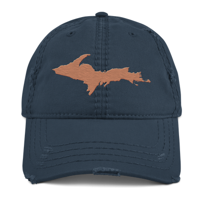 Upper Peninsula Distressed Dad Hat | Copper