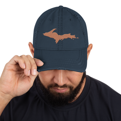 Upper Peninsula Distressed Dad Hat | Copper