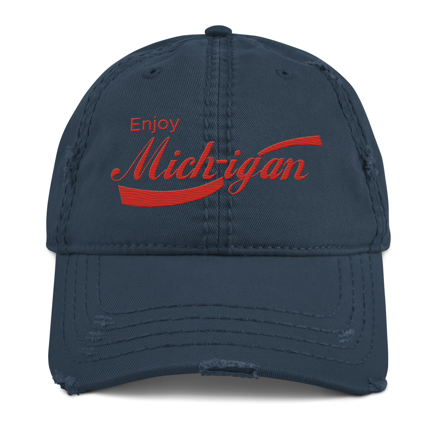 'Enjoy Michigan' Distressed Dad Hat | Sodapop Parody