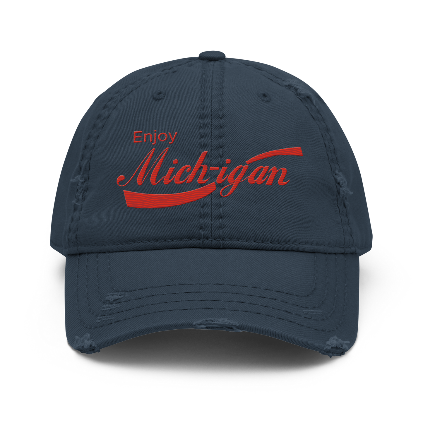 'Enjoy Michigan' Distressed Dad Hat | Sodapop Parody