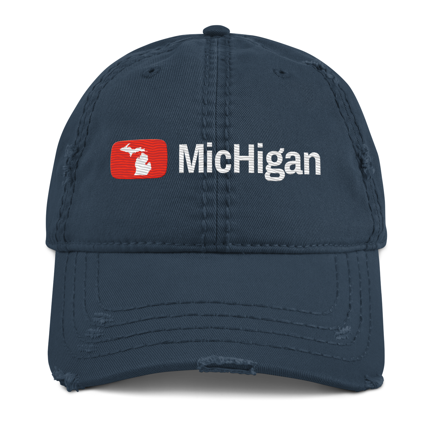 'Michigan' Distressed Dad Hat | Video Sharing Parody