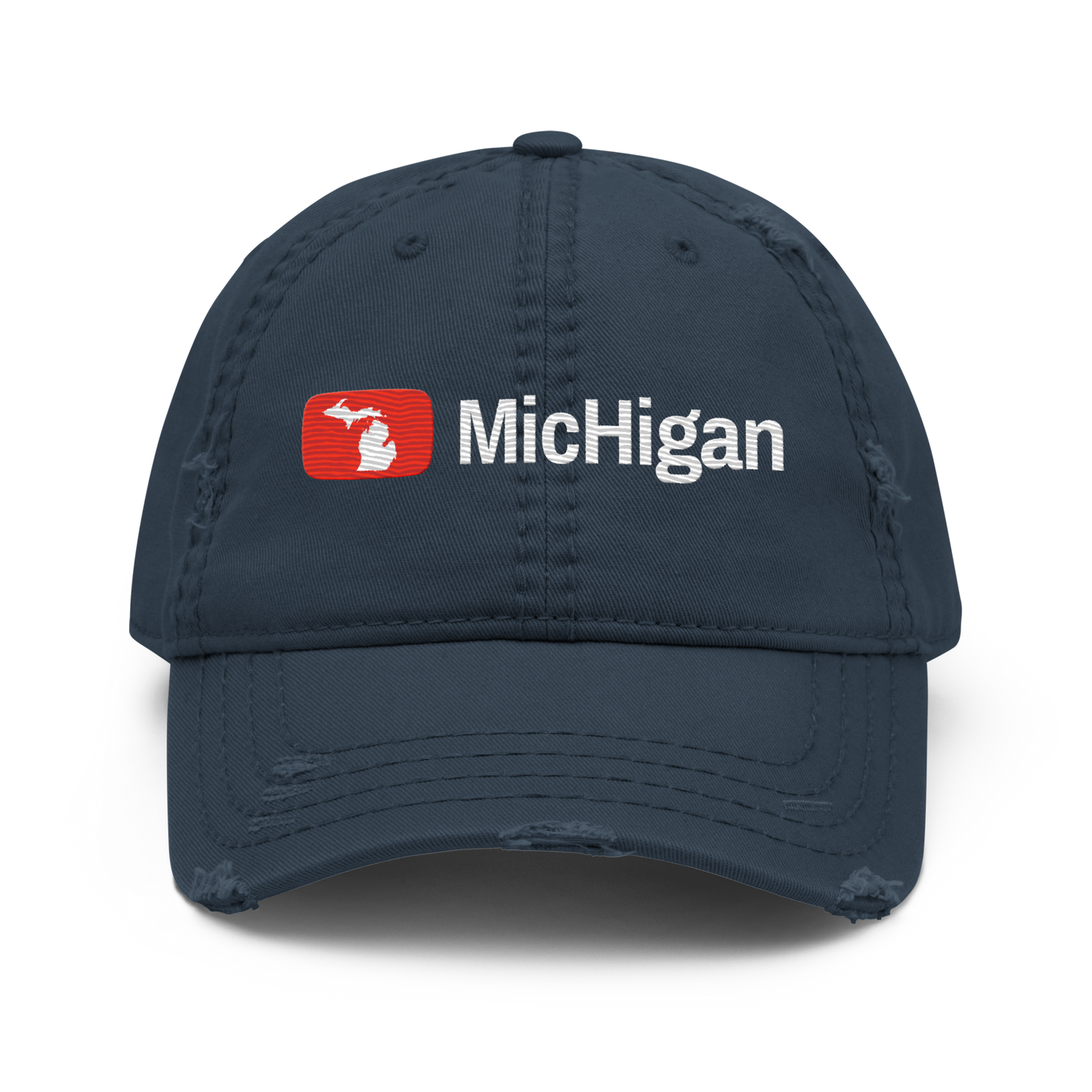 'Michigan' Distressed Dad Hat | Video Sharing Parody