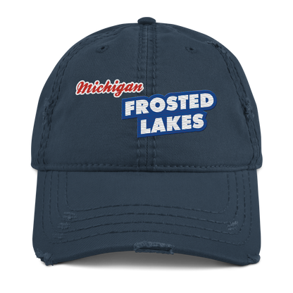 'Michigan Frosted Lakes' Distressed Dad Hat | Cereal Parody