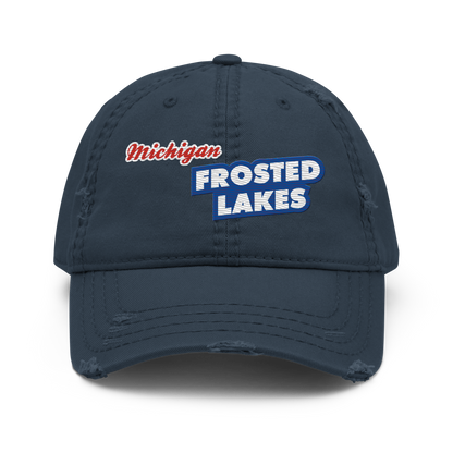 'Michigan Frosted Lakes' Distressed Dad Hat | Cereal Parody