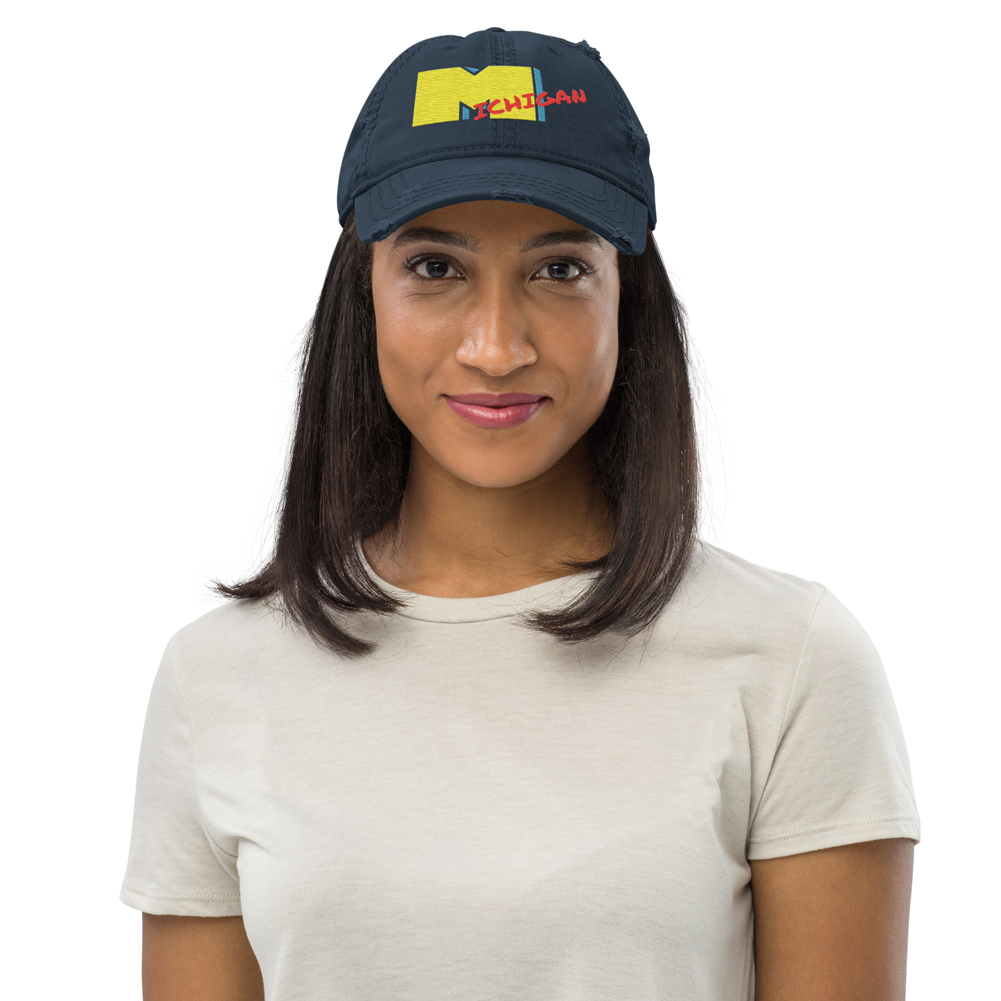 'Michigan' Distressed Dad Hat | Music Television Parody