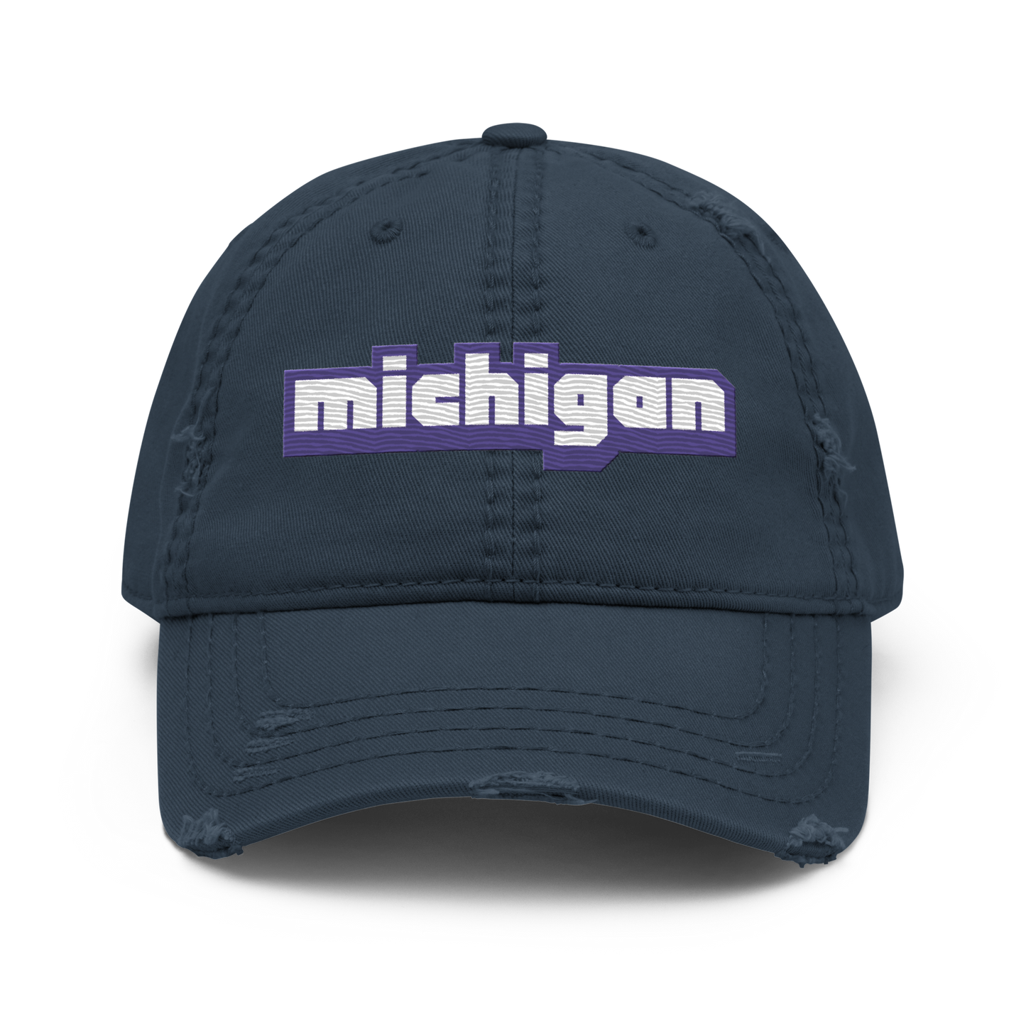 'Michigan' Distressed Dad Hat | Livestreaming Parody