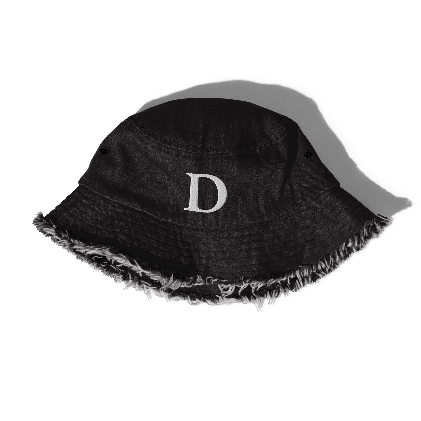 Detroit 'Old French D' Distressed Denim Hat