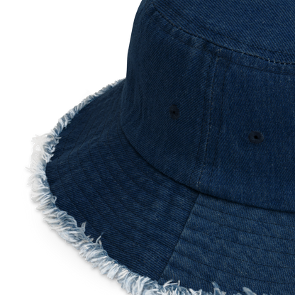 Great Lakes Distressed Denim Bucket Hat