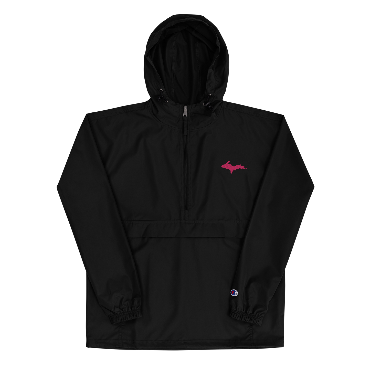 Upper Peninsula Packable Wind & Rain Jacket (w/ Pink UP Outline)