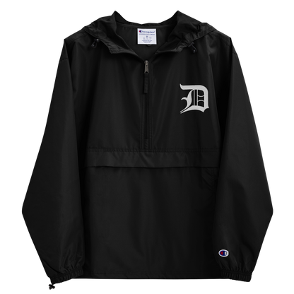 Detroit 'Old English D' Packable Wind & Rain Jacket