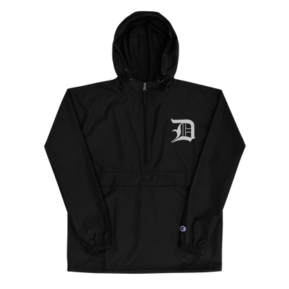 Detroit 'Old English D' Packable Wind & Rain Jacket