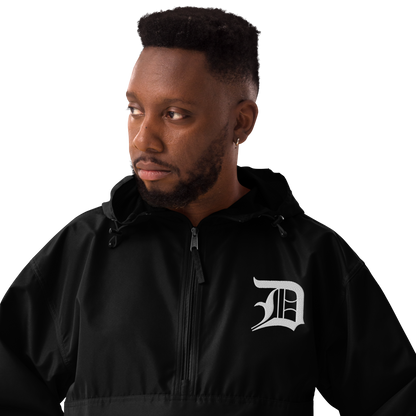 Detroit 'Old English D' Packable Wind & Rain Jacket