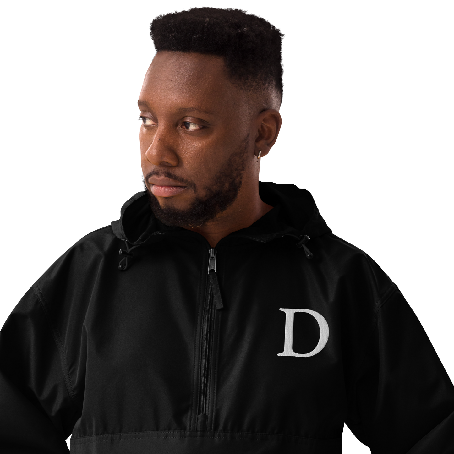 Detroit 'Old French D' Packable Wind & Rain Jacket