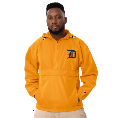 Detroit 'Old English D' Packable Wind & Rain Jacket