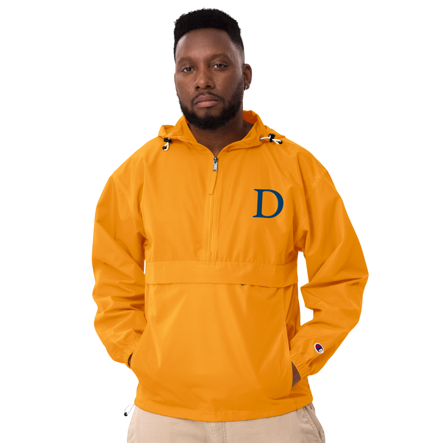 Detroit 'Old French D' Packable Wind & Rain Jacket