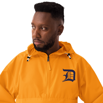 Detroit 'Old English D' Packable Wind & Rain Jacket