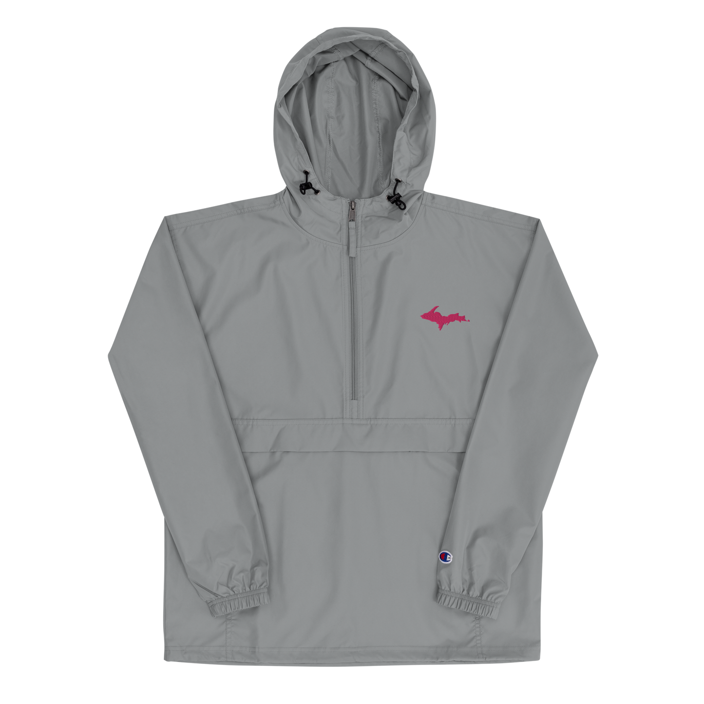 Upper Peninsula Packable Wind & Rain Jacket (w/ Pink UP Outline)