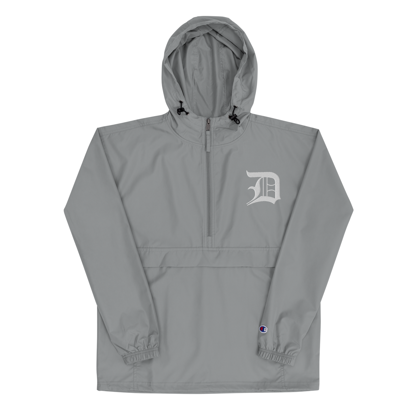 Detroit 'Old English D' Packable Wind & Rain Jacket