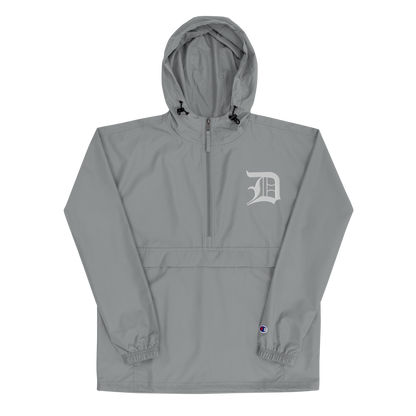 Detroit 'Old English D' Packable Wind & Rain Jacket