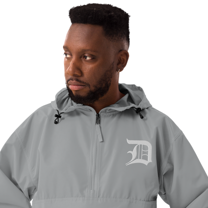 Detroit 'Old English D' Packable Wind & Rain Jacket