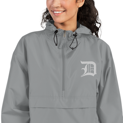 Detroit 'Old English D' Packable Wind & Rain Jacket