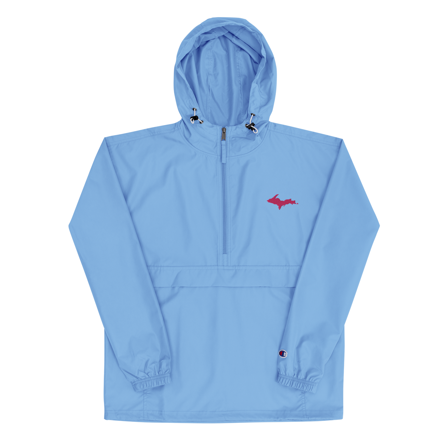 Upper Peninsula Packable Wind & Rain Jacket (w/ Pink UP Outline)