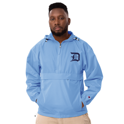 Detroit 'Old English D' Packable Wind & Rain Jacket