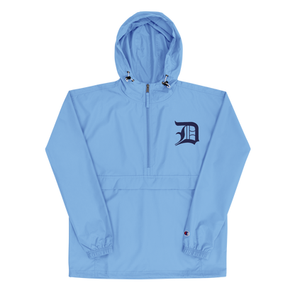 Detroit 'Old English D' Packable Wind & Rain Jacket