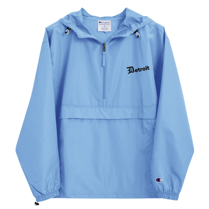 'Detroit' Packable Wind & Rain Jacket (w/ Old English 'D')