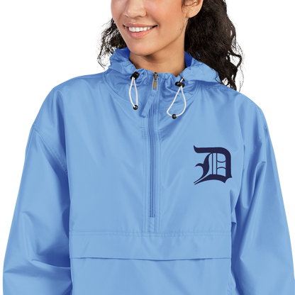 Detroit 'Old English D' Packable Wind & Rain Jacket