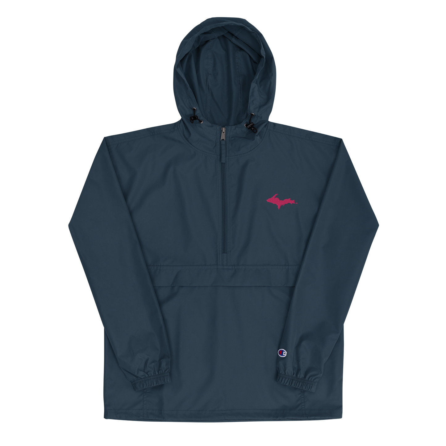 Upper Peninsula Packable Wind & Rain Jacket (w/ Pink UP Outline)