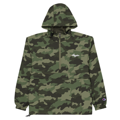 Upper Peninsula Packable Wind & Rain Jacket (w/ UP Outline)