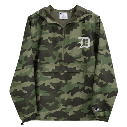 Detroit 'Old English D' Packable Wind & Rain Jacket