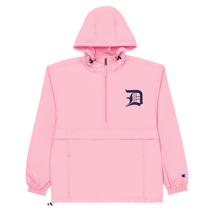 Detroit 'Old English D' Packable Wind & Rain Jacket