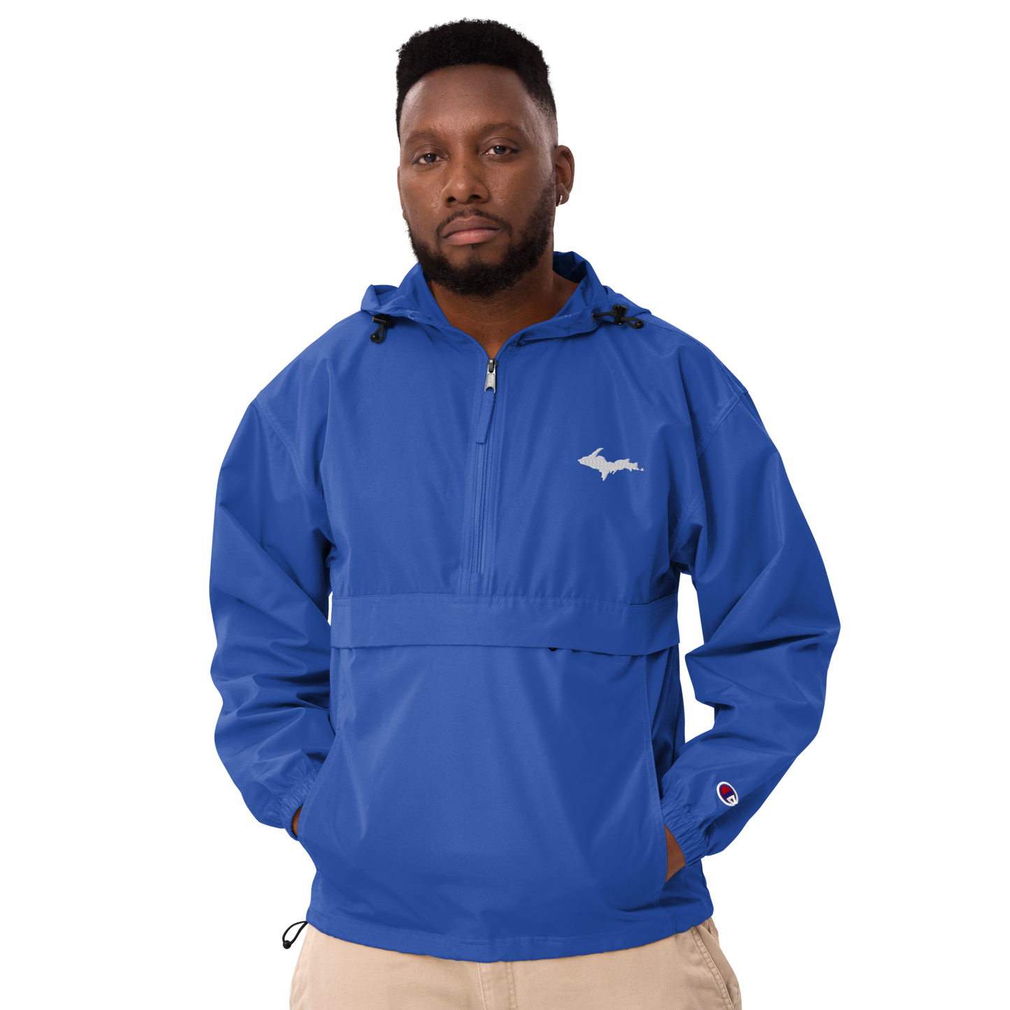 Upper Peninsula Packable Wind & Rain Jacket (w/ UP Outline)