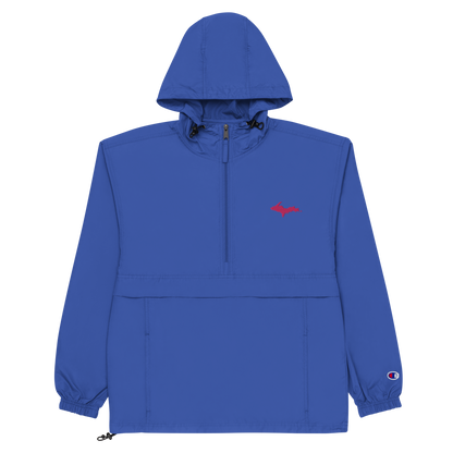 Upper Peninsula Packable Wind & Rain Jacket (w/ Pink UP Outline)