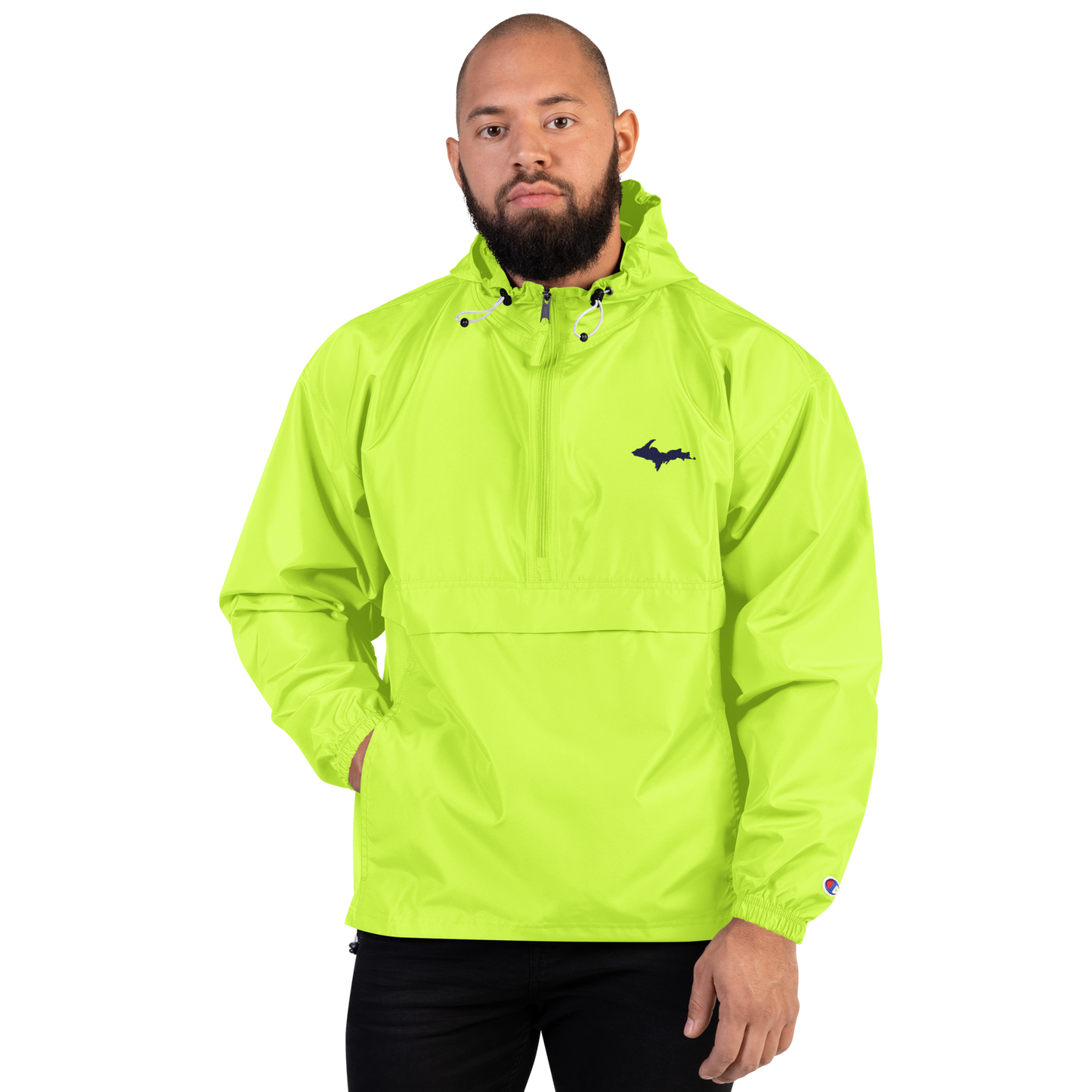 Upper Peninsula Packable Wind & Rain Jacket (w/ UP Outline)