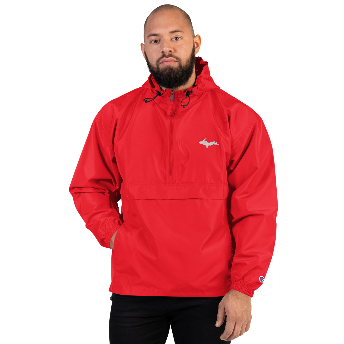 Upper Peninsula Packable Wind & Rain Jacket (w/ UP Outline)