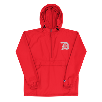 Detroit 'Old English D' Packable Wind & Rain Jacket