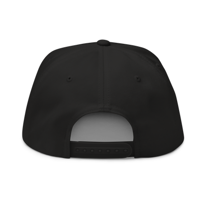 Detroit '313' Flat BIll Snapback (Iron Ore Grey Tag Font)