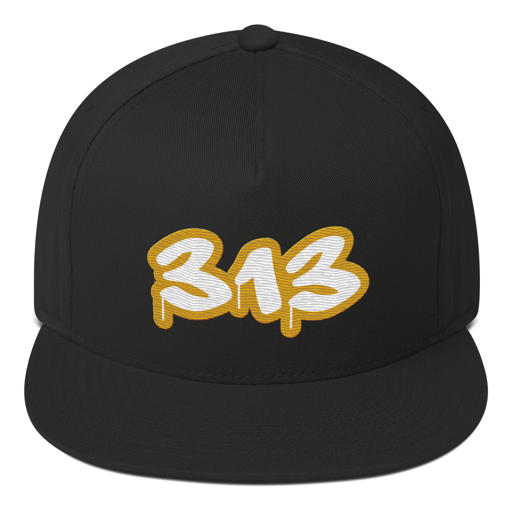 Detroit '313' Flat BIll Snapback (Gold Tag Font)