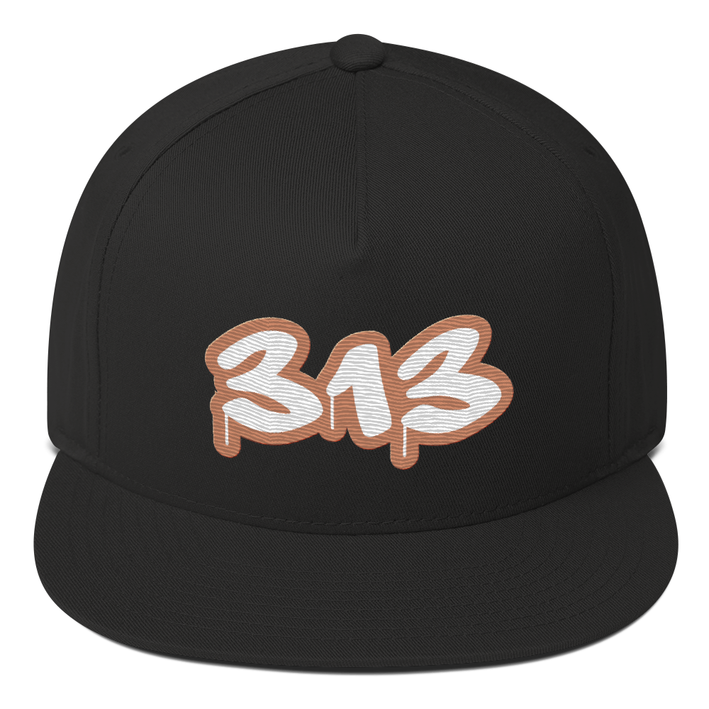 Detroit '313' Flat BIll Snapback (Copper Tag Font)