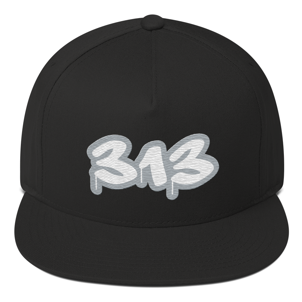 Detroit '313' Flat BIll Snapback (Silver Tag Font)