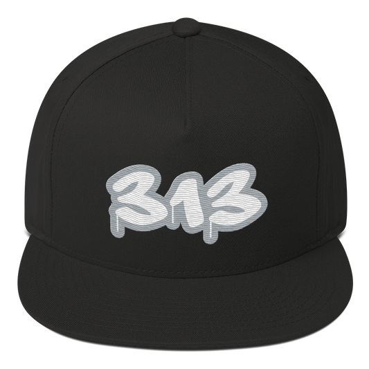 Detroit '313' Flat BIll Snapback (Silver Tag Font)