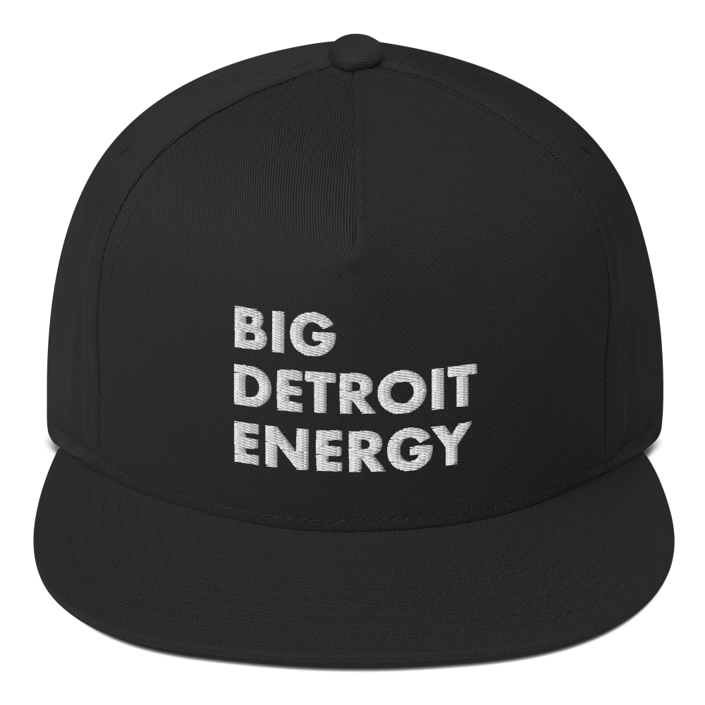 'Big Detroit Energy' Flat Bill Snapback