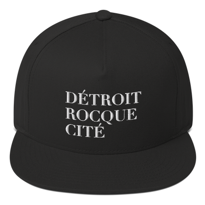 'Détroit Rocque Cité' Flat Bill Snapback